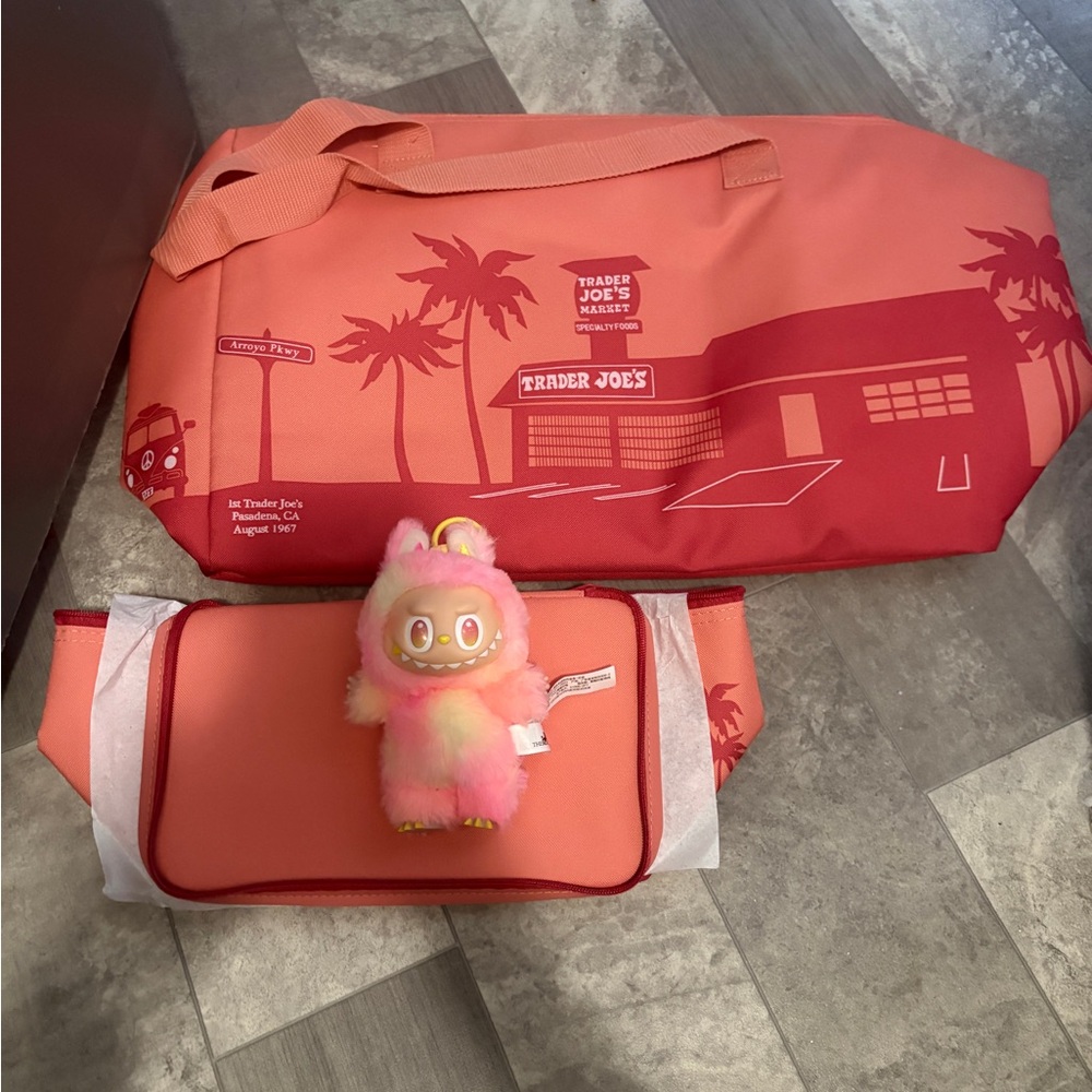 Trader Joe's insulated bags & Labubu in loyalty